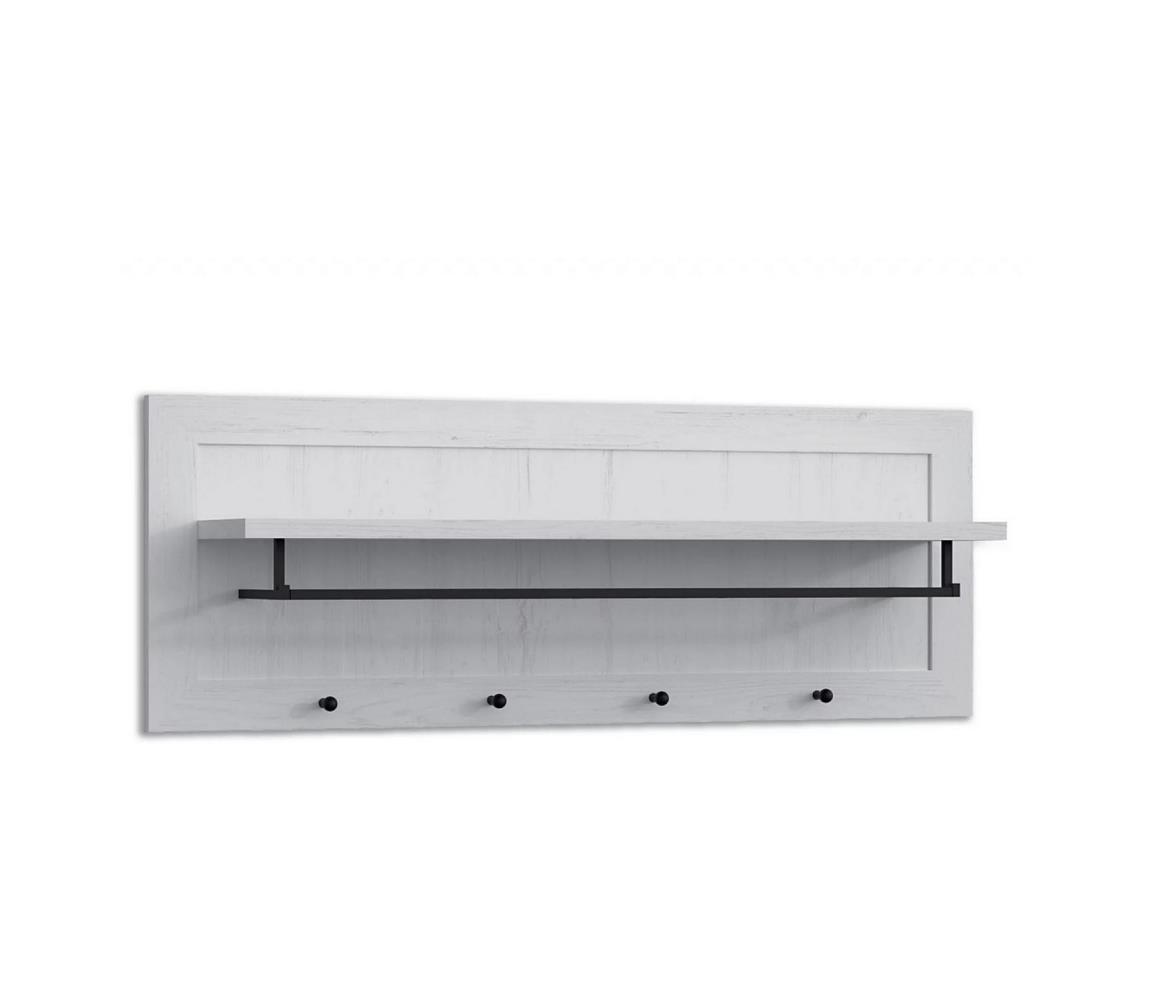 Konsimo Sp. z o.o. Sp. k. Fali akasztó LEMAS 40x109 cm fehér