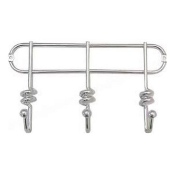 Fali akasztó TWIST 13,3x25,3 cm fényes króm