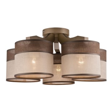 Fali csillár ANDREA 5xE27/60W/230V bükk