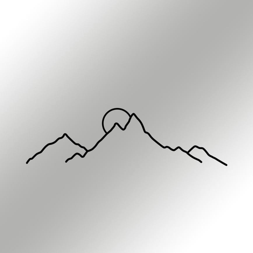 Fali dekoráció 100x29 cm hegy fém