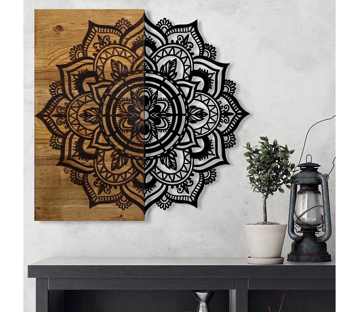 Fali dekoráció 59x58 cm mandala
