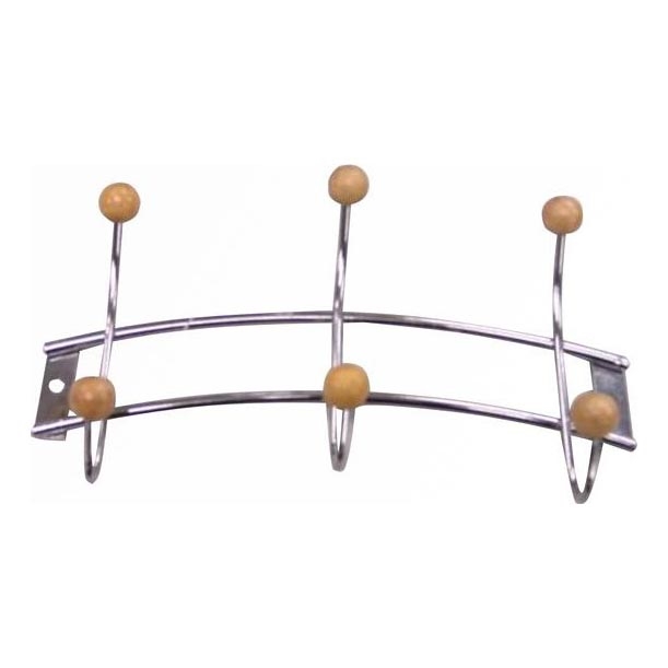 Fali fogas 11,5x21 cm, fényes króm