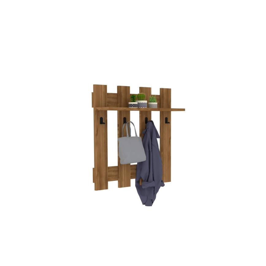 Fali fogas CARINA 70x70 cm barna