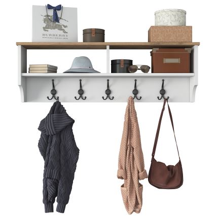 Fali fogas RANI 120x37,2 cm fehér/beige