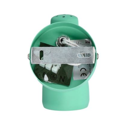 Fali kislámpa PICARDO 1xE14/40W/230V türkiz