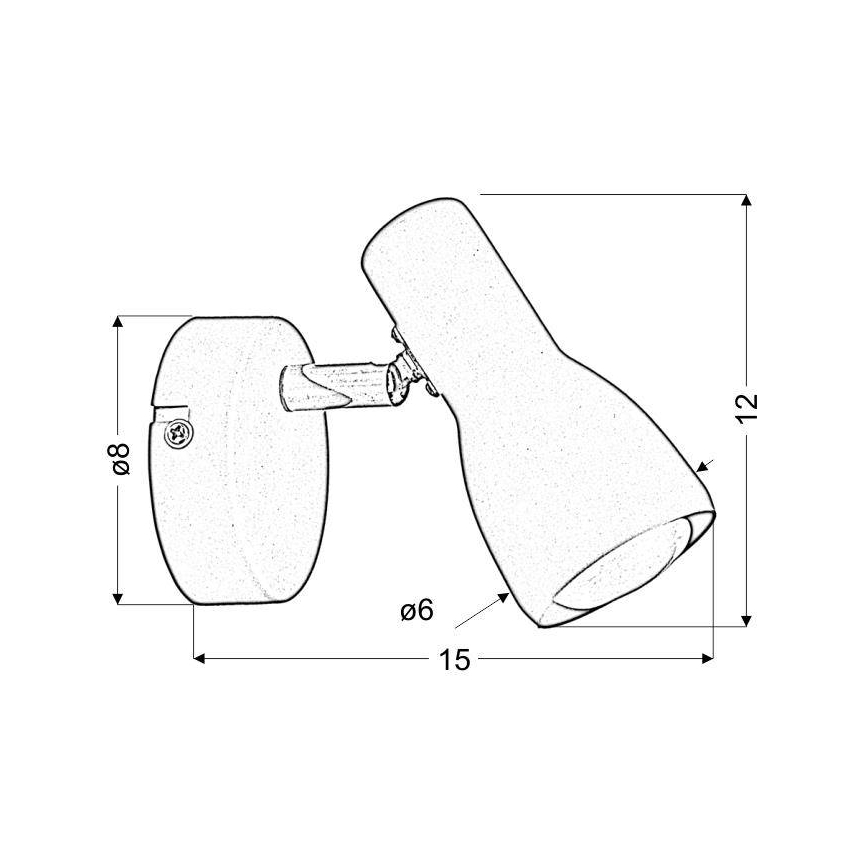 Fali kislámpa PICARDO 1xE14/40W/230V türkiz