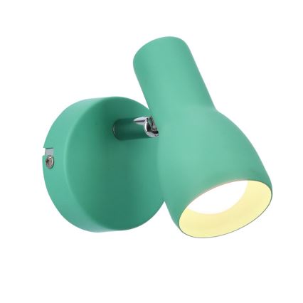 Fali kislámpa PICARDO 1xE14/40W/230V türkiz