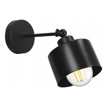Fali lámpa 1xE27/20W/230V fekete