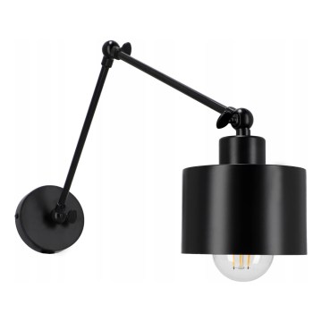 Fali lámpa 1xE27/20W/230V fekete