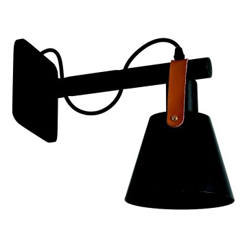 Fali lámpa 1xE27/40W/230V fekete