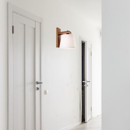 Fali lámpa 1xE27/60W/230V tölgy