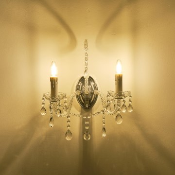 Fali lámpa 2xE14/15W/230V