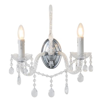 Fali lámpa 2xE14/15W/230V