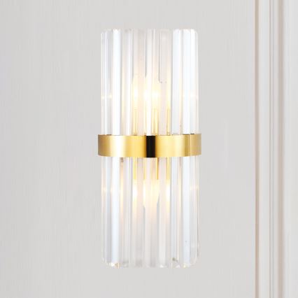 Fali lámpa 2xE14/7W/230V arany