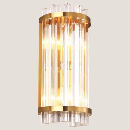 Fali lámpa 2xE14/7W/230V arany