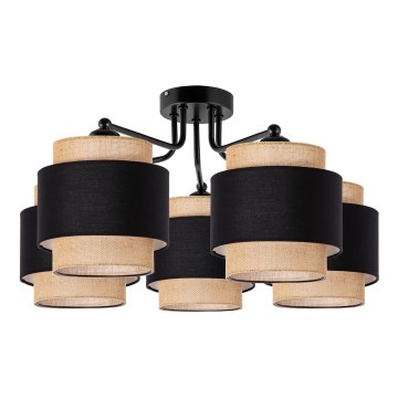 Fali lámpa 5xE27/60W/230V bézs