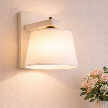 Fali lámpa AIDA 1xE27/60W/230V tölgy