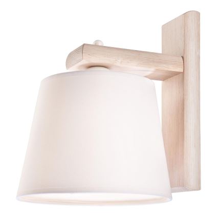 Fali lámpa AIDA 1xE27/60W/230V tölgy