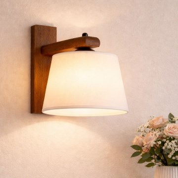 Fali lámpa AIDA 1xE27/60W/230V tölgy