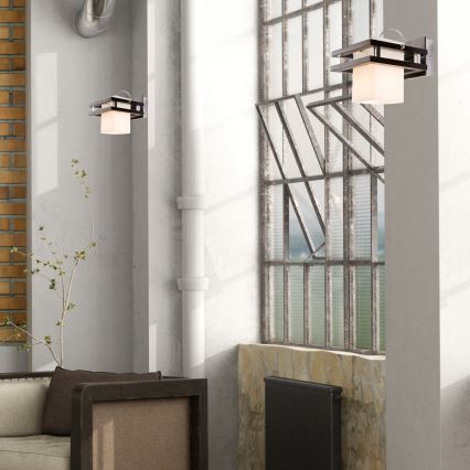 Fali lámpa ALAN 1xE27/60W/230V bükkfa