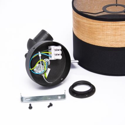 Fali lámpa ALBA 1xE27/15W/230V fekete/barna