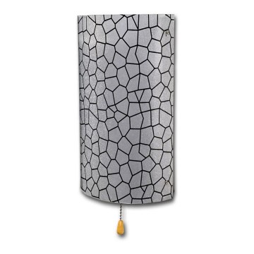 Fali lámpa ALEDO 1xG4/20W/230V/12V + LED szürke