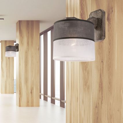 Fali lámpa ANDREA 1xE27/60W/230V bükk