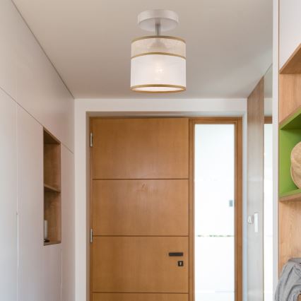 Fali csillár ANDREA 1xE27/60W/230V bükk