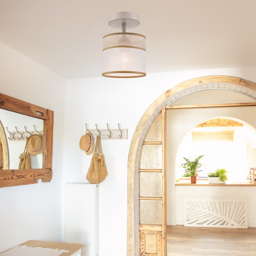 Fali csillár ANDREA 1xE27/60W/230V bükk