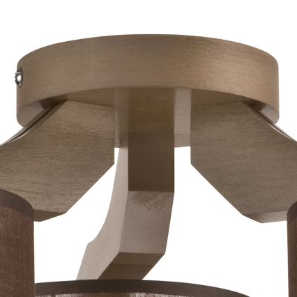 Fali csillár ANDREA 3xE27/60W/230V bükk