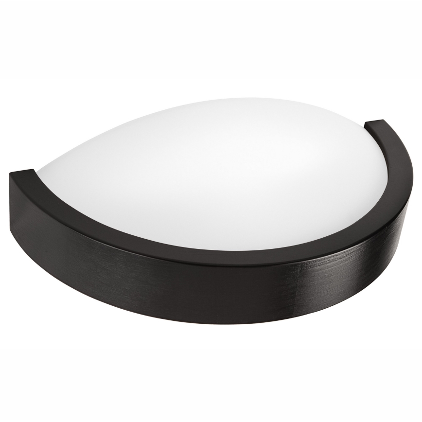 Fali lámpa ANELLO 1xE27/60W/230V wenge/tölgy