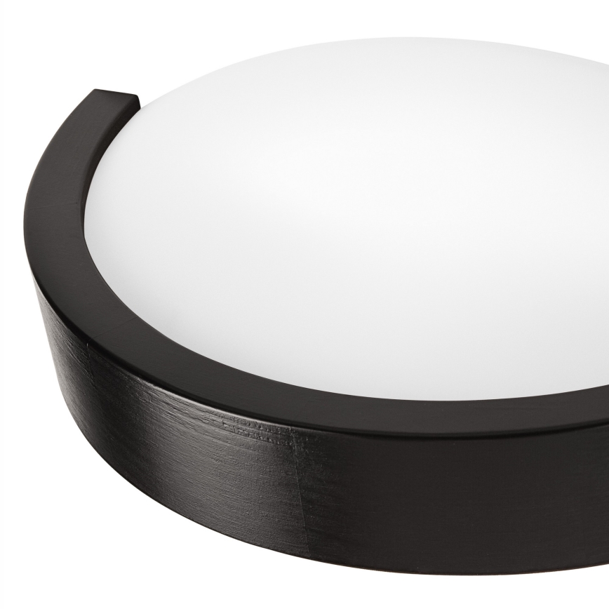 Fali lámpa ANELLO 1xE27/60W/230V wenge/tölgy