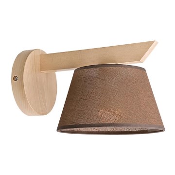 Fali lámpa ANTONIO 1xE14/40W/230V bükk