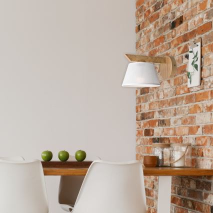 Fali lámpa ANTONIO 1xE14/40W/230V tölgy