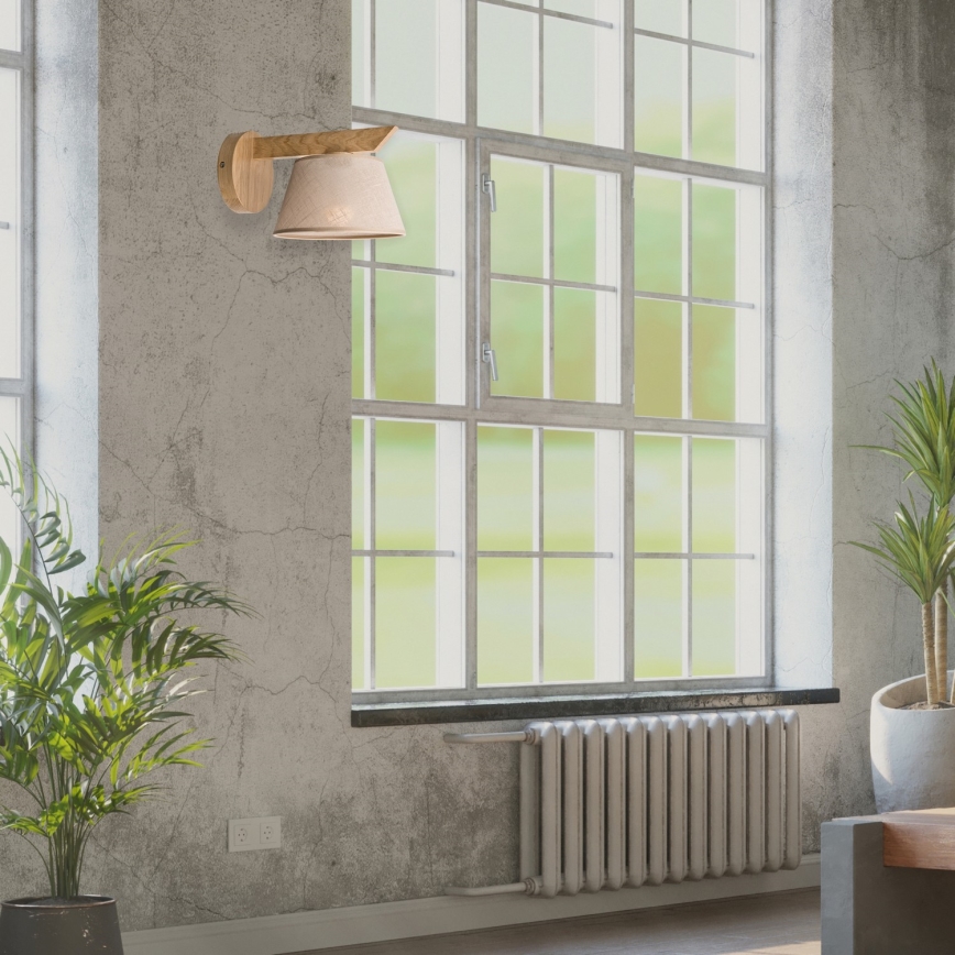 Fali lámpa ANTONIO 1xE14/40W/230V tölgy