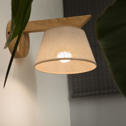 Fali lámpa ANTONIO 1xE14/40W/230V tölgy