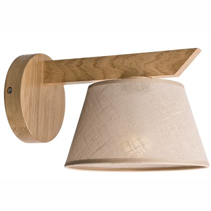 Fali lámpa ANTONIO 1xE14/40W/230V tölgy