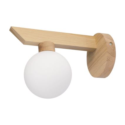 Fali lámpa ANTONIO 1xG9/5W/230V tölgy/fehér