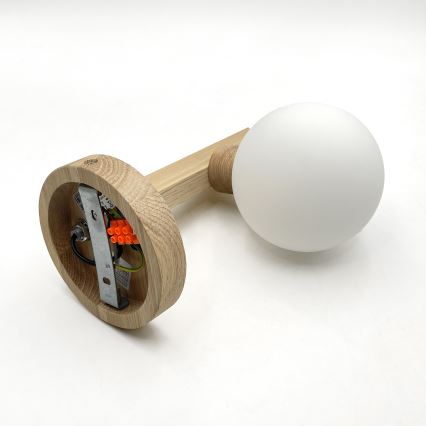 Fali lámpa ANTONIO 1xG9/5W/230V tölgy/fehér