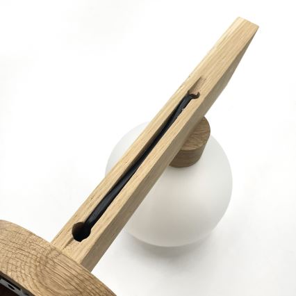 Fali lámpa ANTONIO 1xG9/5W/230V tölgy/fehér