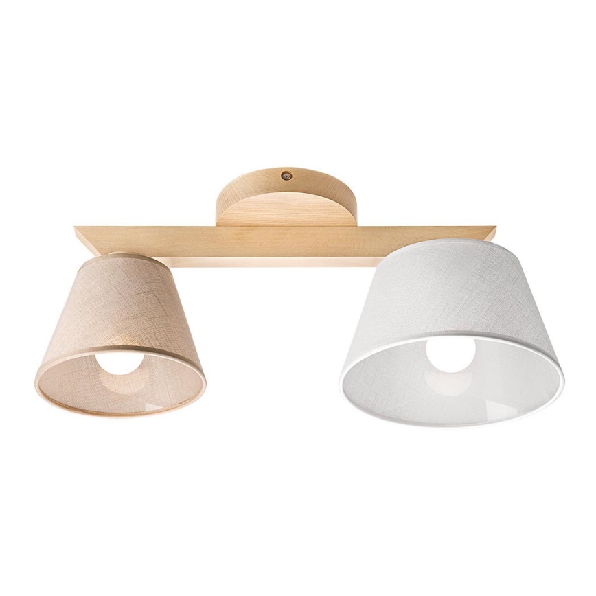 Fali lámpa ANTONIO 2xE14/40W/230V bükk