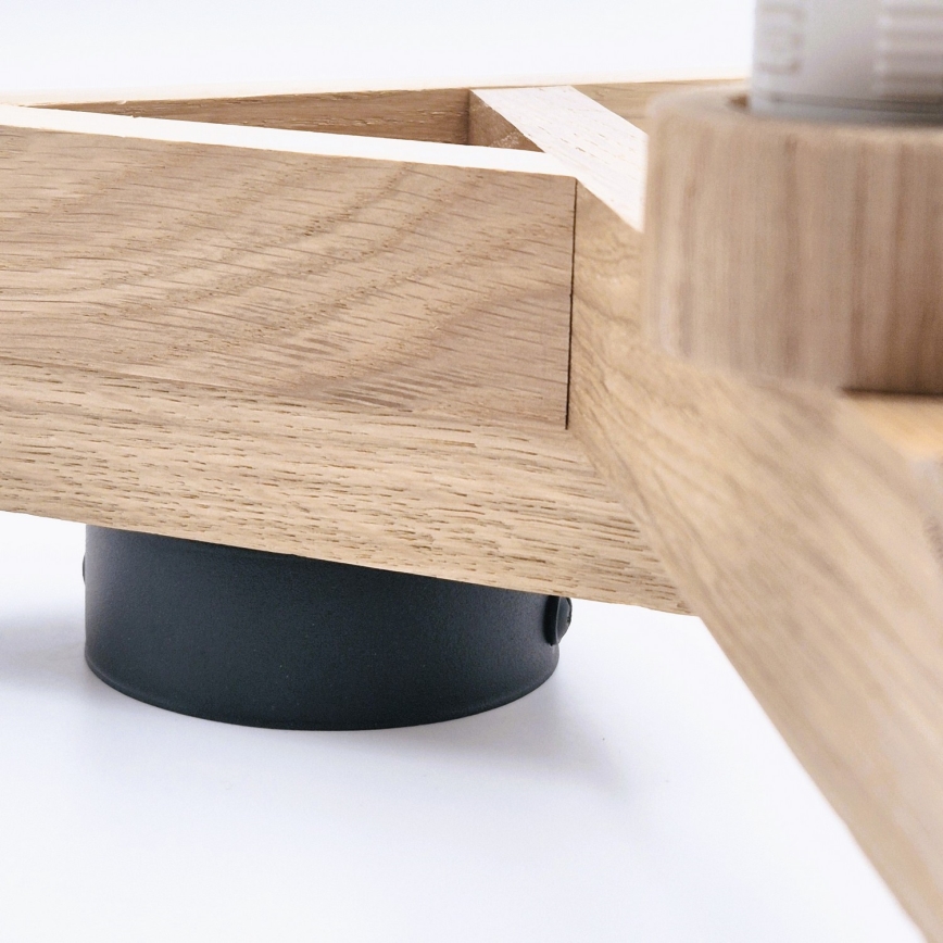 Fali lámpa ANTONIO 3xE14/40W/230V tölgy