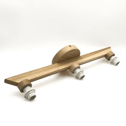 Fali lámpa ANTONIO 3xE14/40W/230V tölgy