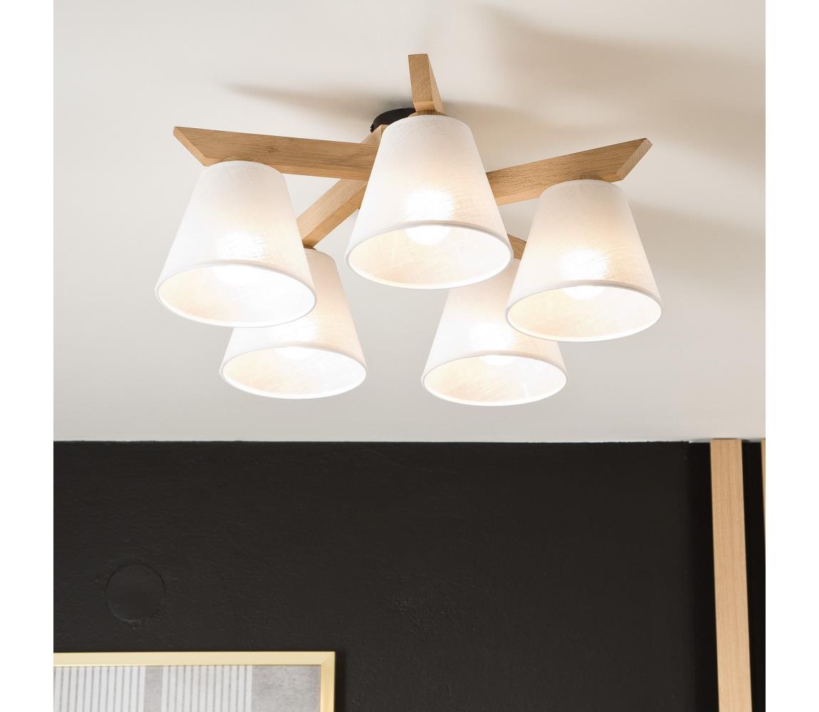 Fali lámpa ANTONIO 5xE14/40W/230V tölgy LM