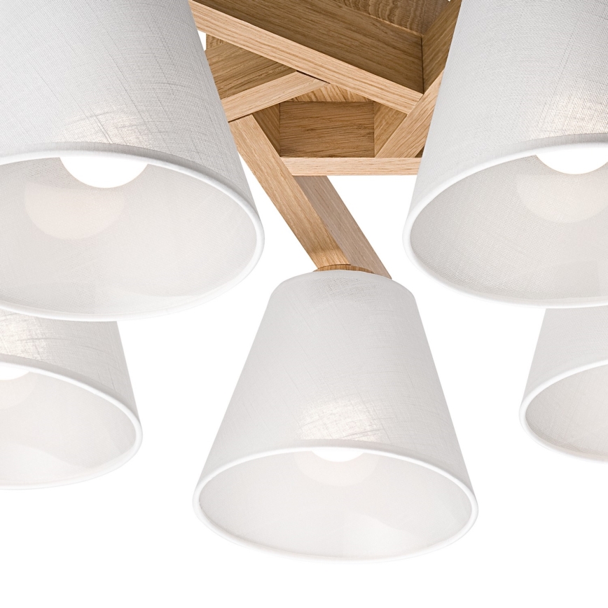 Fali lámpa ANTONIO 5xE14/40W/230V tölgy