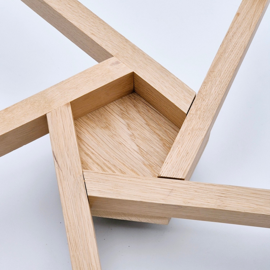 Fali lámpa ANTONIO 5xE14/40W/230V tölgy