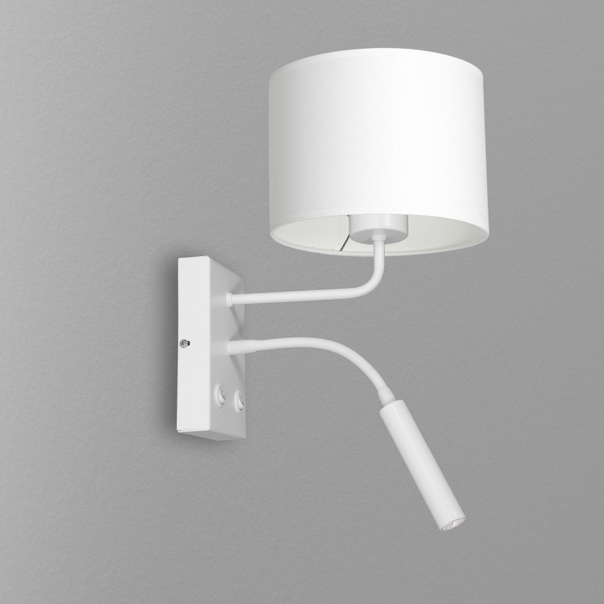 Fali lámpa ARDEN 1xE27/60W+1xG9/8W/230V fehér