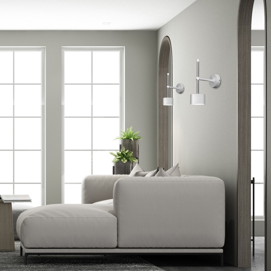 Fali lámpa ARENA 1xGX53/11W/230V fehér/fényezett króm