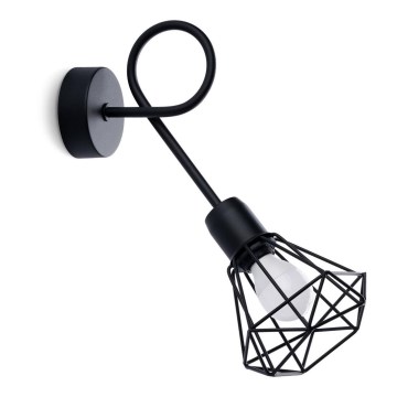 Fali lámpa ARTEMIS 1xE14/40W/230V fekete