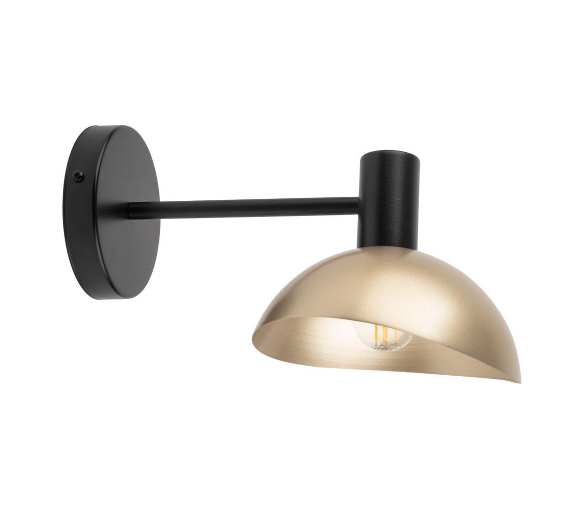 Fali lámpa ARTIS 1xE14/40W/230V fekete/arany